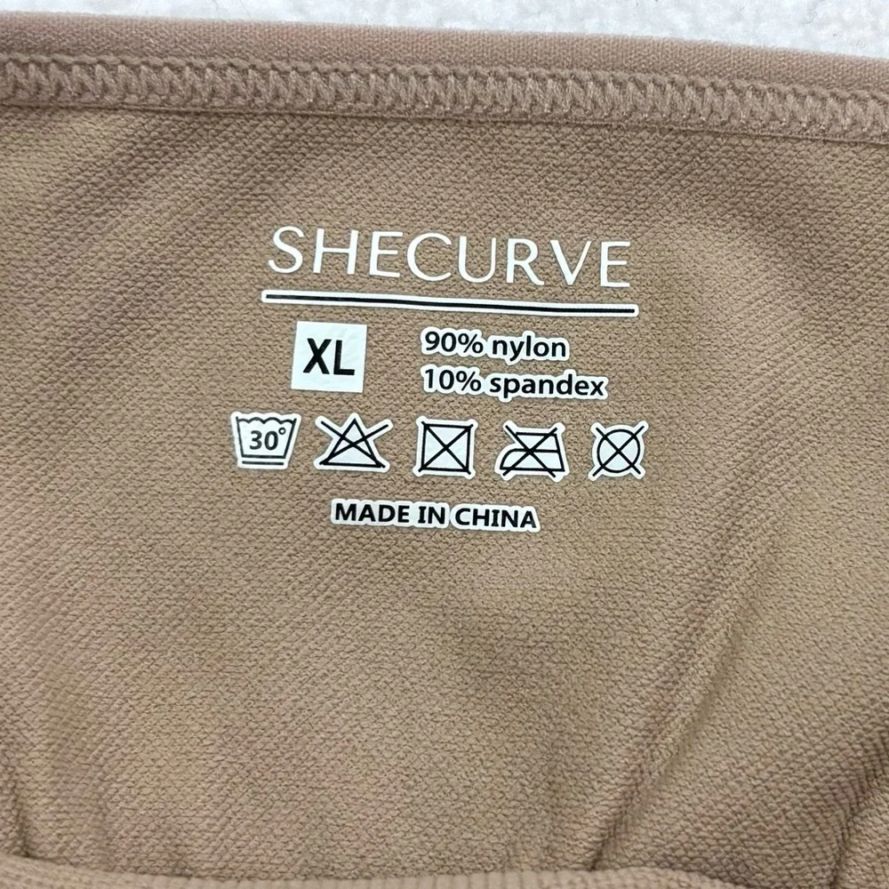 Shecurve Seamless Nude Smoothing Full Body Booty Popping Shapewear Bodysuit (XL)